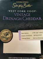 Vintage Drinagh cheddar