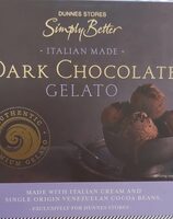 Dark chocolate gelato