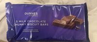 Chocolate Chunky Biscuit Biscuit Bars