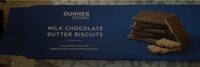 Milk chocolate butter biscuits