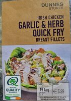 Irish Chicken Garlic & Herb Quick Fry Breast Fillets