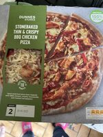 BBQ chicken pizza