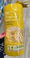 Unsalted corn cakes