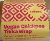 Vegan Chickpea Tikka Wrap