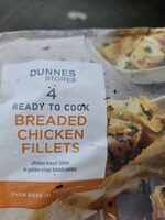 Breaded chicken fillets