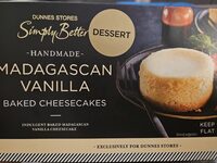 Simply Better Madagascan Vanilla Baked Cheesecake