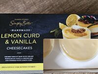 Simply Better Lemon Curd & Vanilla Cheesecake