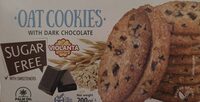 Oat cookies with dark chocolate
