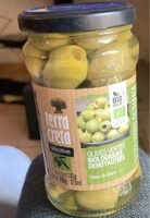 Olives vertes bio denoyautees