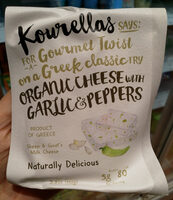 Organic cheese with garlic & peppers