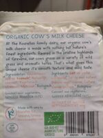 Organic Cow's Milk Cheese