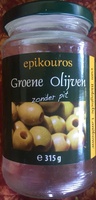 Olives vertes dénoyautées