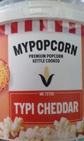 Premium Kettle-Cooked Popcorn with Cheddar Cheese Flavour