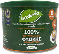 Isostevia table top sweetener with steviol glycosides