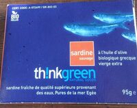 Sardine huile olive bio