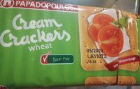 Cream Crackers wheat sugar free