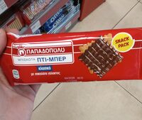 Petit-Beurre Biscuits Covered with Milk Chocolate