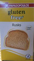 Gluten free rusks