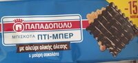 Petit-beurre wholegrain dark chocolate