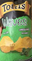 Tottis Wave Chips With Oregano Flavour 250g