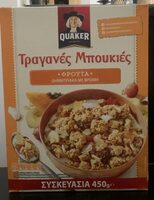 Crushy cerial clasters with oats and fruits