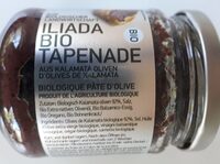 Iliada bio tapenade