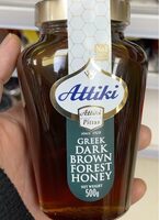 Greek dark brown forest honey