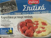 Κεφτεδάκια Με Πουρέ Πατάτας