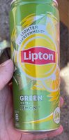 Green ice tea lemon