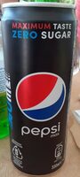 Pepsi max zéro  sucre
