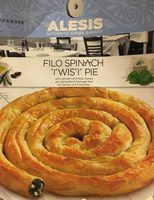 Alesis Filo Spinach Twist Pie