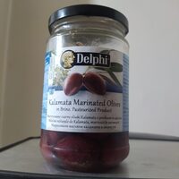 Kalamta Marinated Olives in Brine. Pasteurized