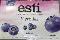 Yaourt mirtilles