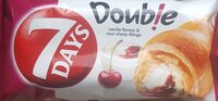 Double vanilla flavour & sour cherry fillings