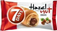 Hazelnut croissant with hazelnut filling