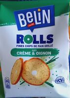 Rolls fines chips de Pain 🍞🥖 grillé Goût Crème et Oignon 🧅