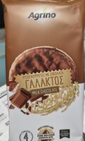Rizogofretes with Milk Chocolate