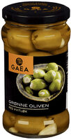 Gaea Green Olives Stuffed With Garlic 295G