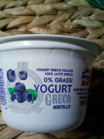Yogurt greco mirtillo