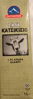 Goat milk 1.7%