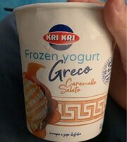 Frozen yogurt caramello salato