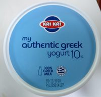 Authentic greek yogurt 10% fat