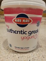 Authentic greek yogurt 0% fat