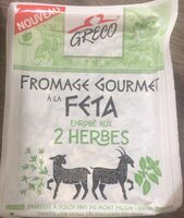Fromage gourmet à la feta enrobé aux 2 herbes