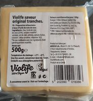 Violine saveur original tranches