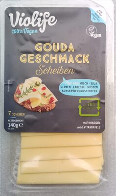 Gouda Geschmack Scheiben