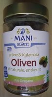 Grüne & Kalamata Oliven trocken
