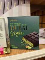Dark Chocolate With Pistachio & Kadaif Dubai Style
