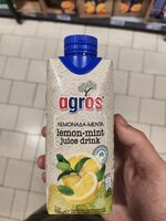 Lemon-mint juice drink