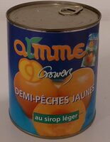 Demi pêches au sirop leger